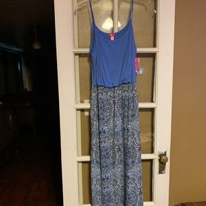 Mix & Co Blu multi maxi dress